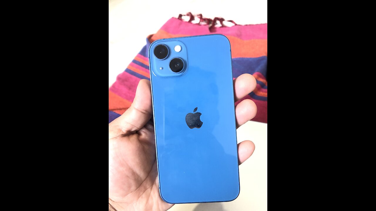 The first iphone13 in the world