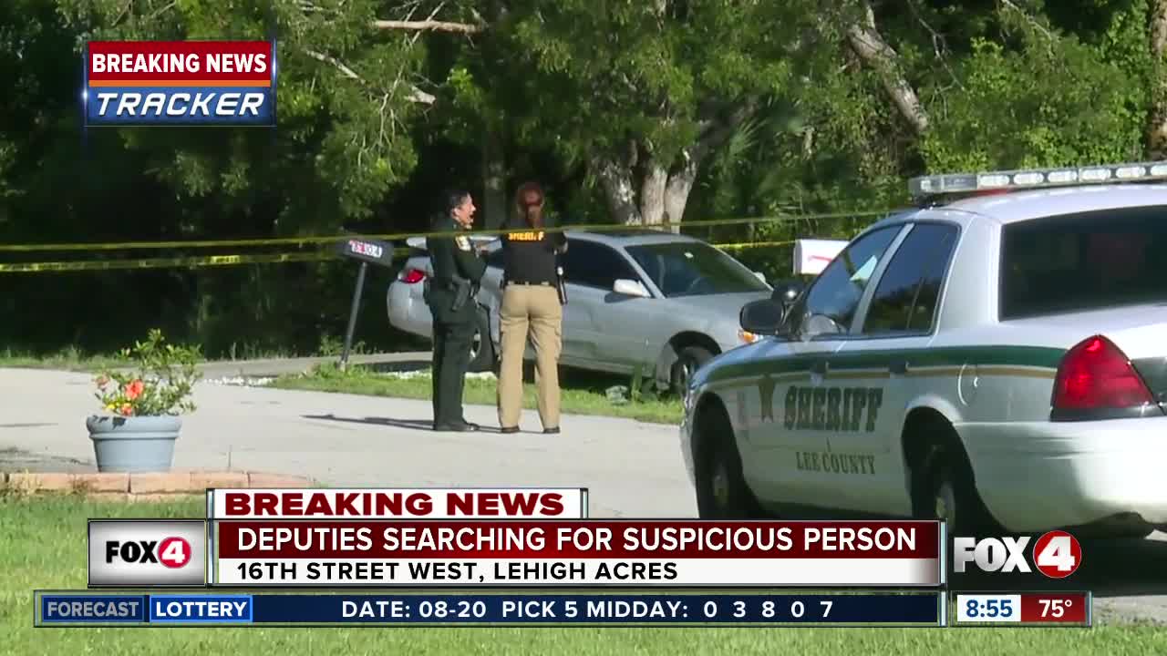 Search for suspicious person in Lehigh Acres