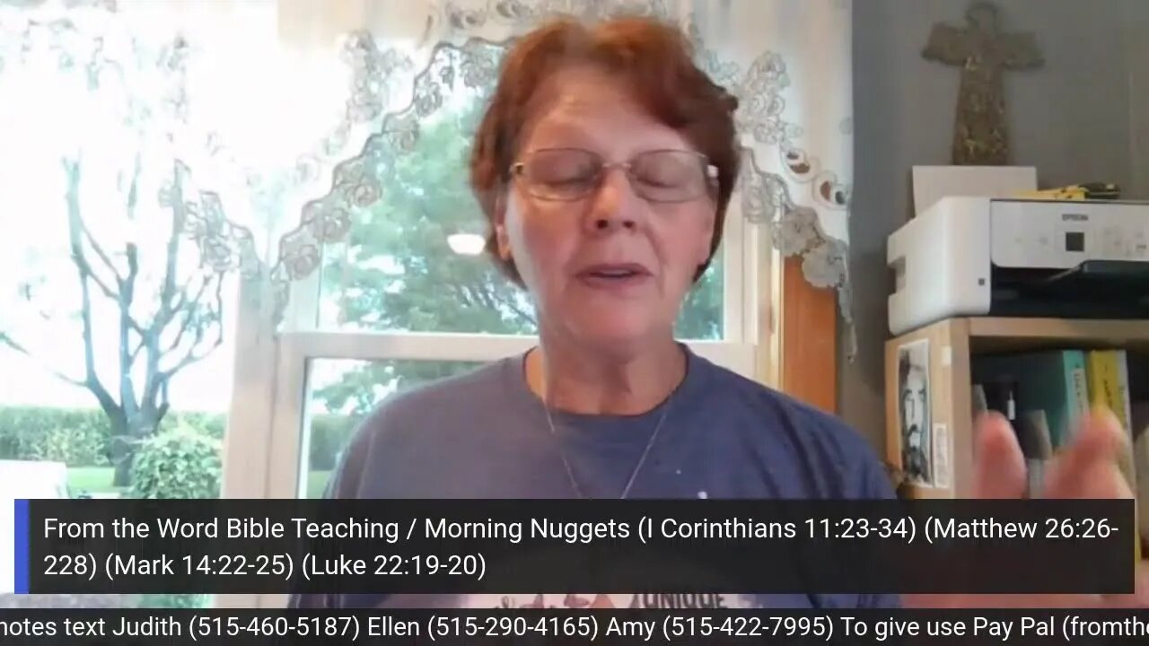 From the Word Bible Teaching Morning Nuggets (8/25/23)