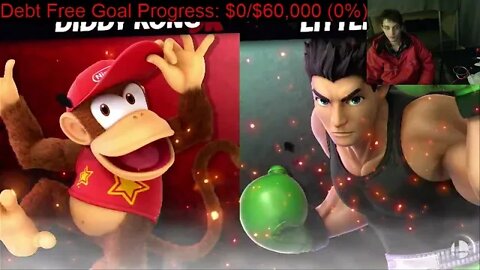 Diddy Kong VS Little Mac On Hardest Difficulty In A Super Smash Bros Ultimate Match With Commentary