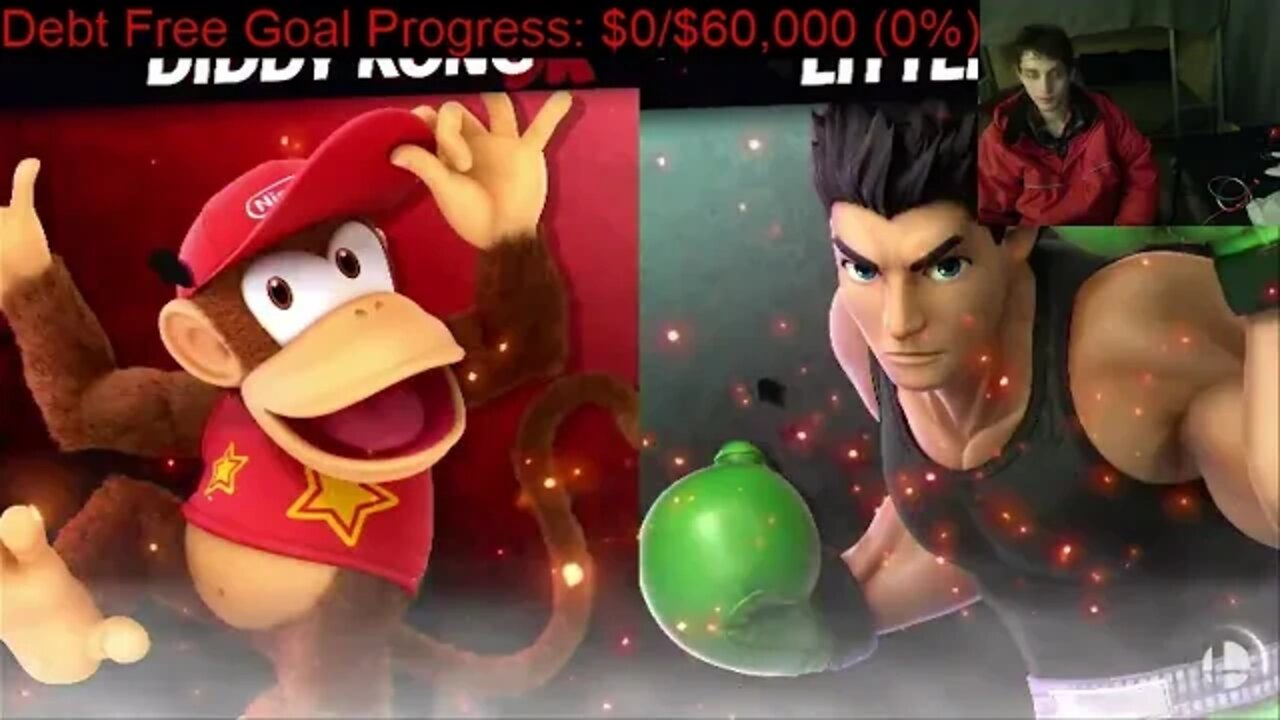 Diddy Kong VS Little Mac On Hardest Difficulty In A Super Smash Bros Ultimate Match With Commentary