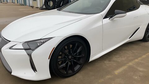 Tulsa Auto Wraps | White Glove Auto | LC 500 White