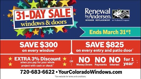 Renewal by Andersen - 31- Day Sale!