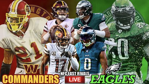 🏈 Commanders VS Eagles | ULTIMATE Live Stream Reaction | 🚨 NFC East Rivalry | Week 4