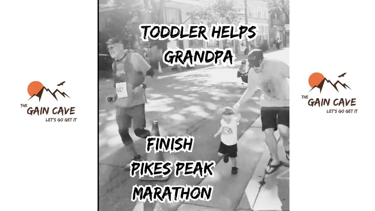 Toddler helps Grampa finish Pikes Peak Marathon