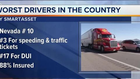 Nevada drivers voted some of the worst Nationally