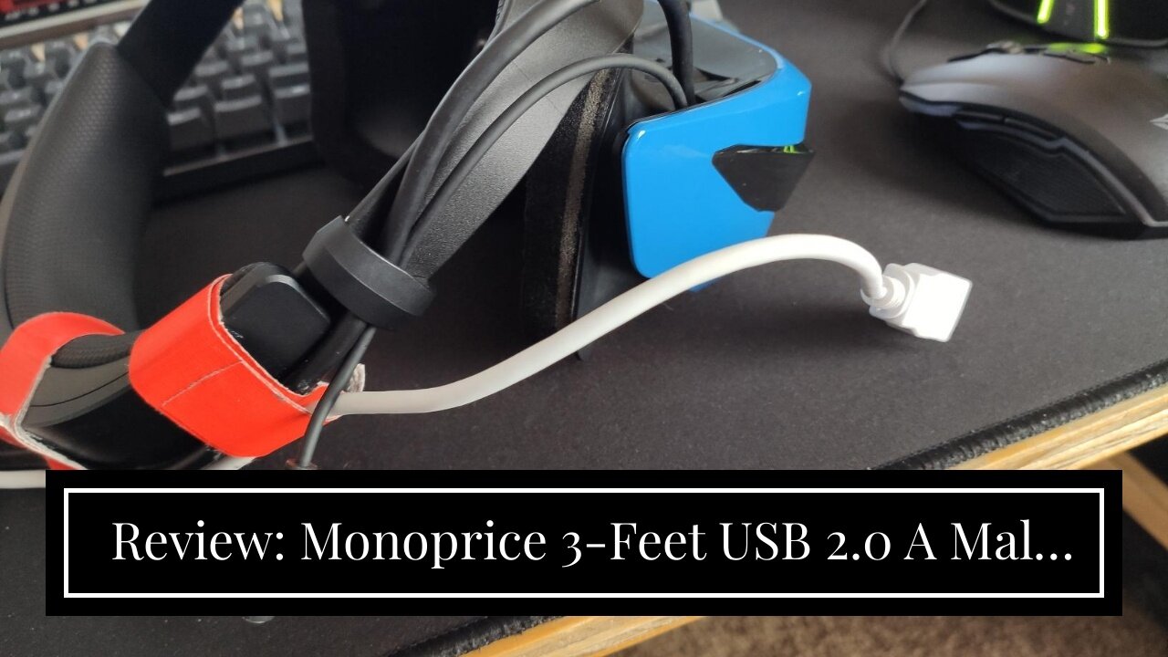 Review: Monoprice 3-Feet USB 2.0 A Male to A Female Extension 2824AWG Cable (Gold Plated) (105...