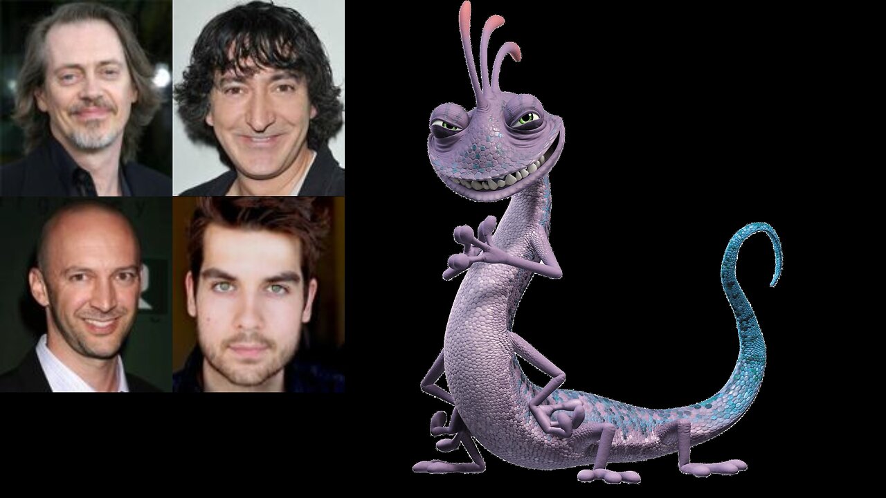 Animated Voice Comparison- Randall Boggs (Monsters Inc)