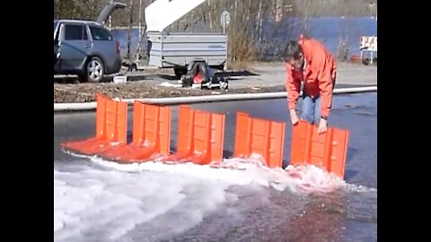GENIUS INVENTION! This flash flood barrier could save your home - ABC15 Digital