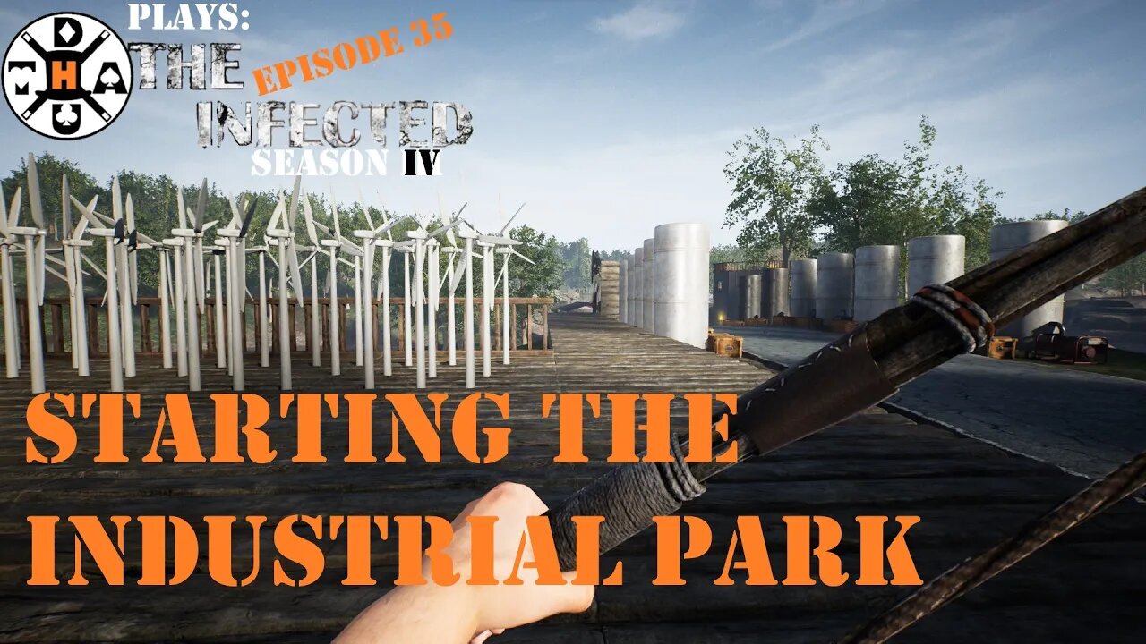 Adding 10 More Wind Turbines And Starting An Industrial Park!The Infected Gameplay S4EP35