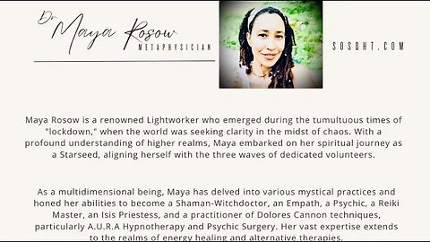 Time Travel and Multidimensional Lives, October Event - Maya from SOSQHT & Typical Skeptic Podcast