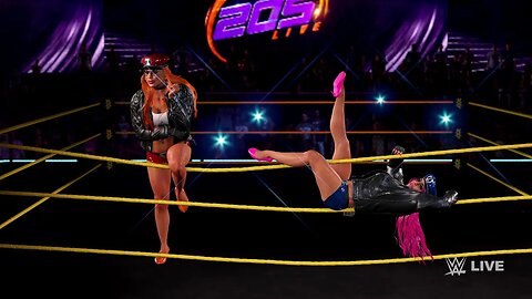 WWE 2K22 - 205 Live : Dana Brooke and Mandy Rose VS Alexa Bliss and Nikki Cross Match [4K]
