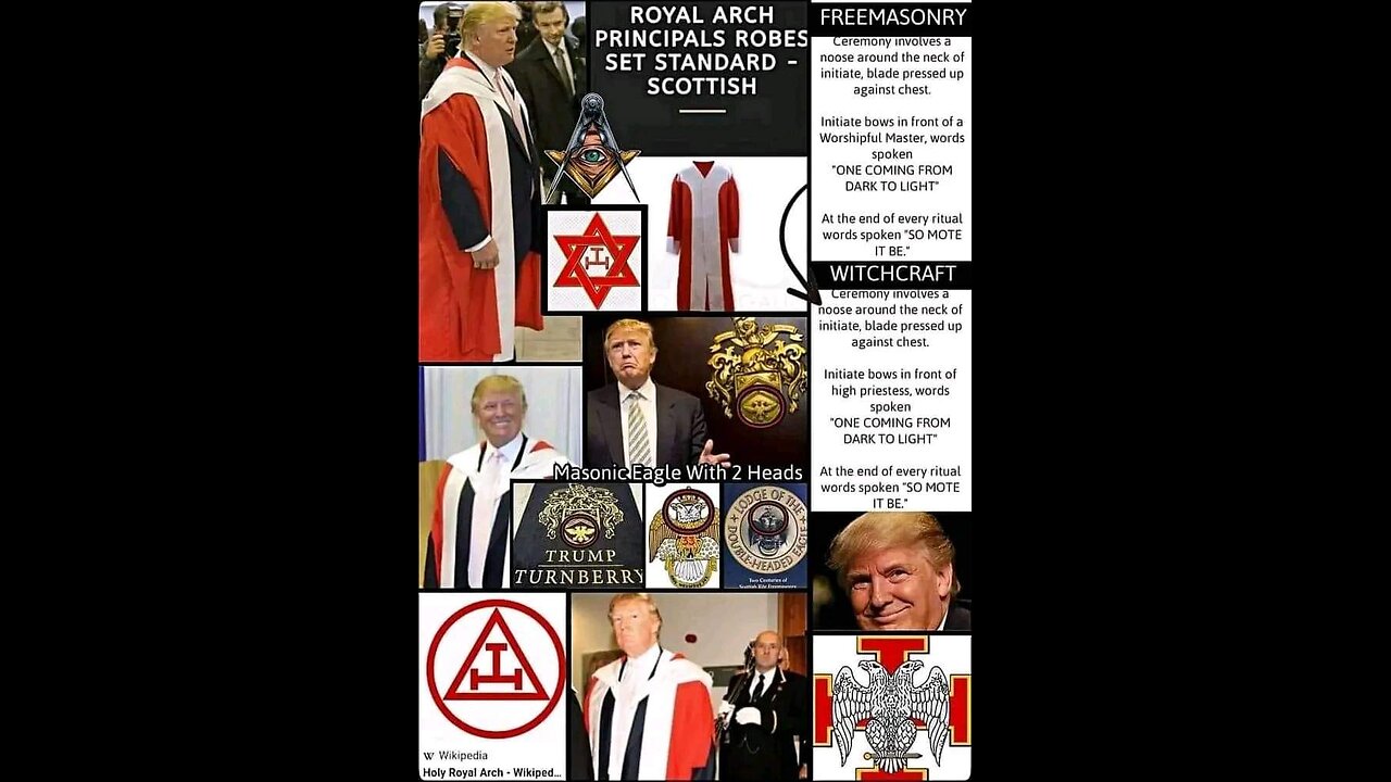 Ron Paul The Freemason and Lover of Porn Joins Trump Train, Norman Vincent Peale 33rd Degree Mason, Proof of Trump's Incest, Pedophilia And History of Running the Deep State Crime Families, Ark of the Covenant Replica, Maher and Fauci Love Trump