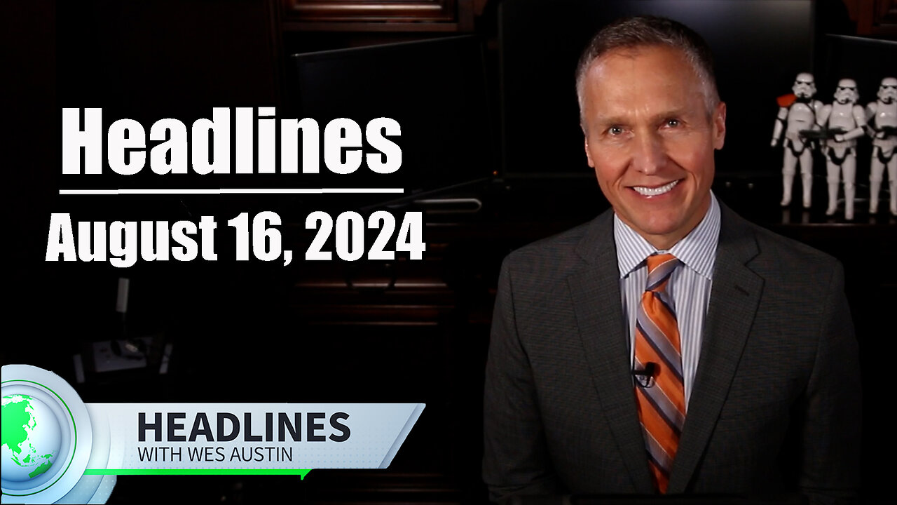 August 16, 2024 Headlines with Wes Austin #news #newsupdate #newsupdates #funny #conservative