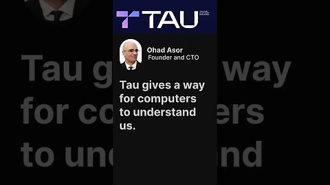 Computers That Can Understand Us | TAU - AGORAS 💎 #tau #taunet #agoras