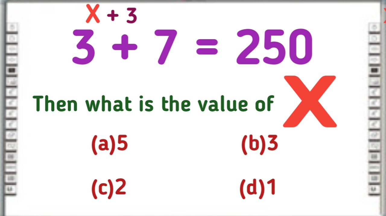 Let's to go back to school age. || Find the value of X.