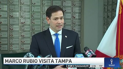 Telemundo Tampa Resalta Visita de Rubio al Puerto de Tampa Bay