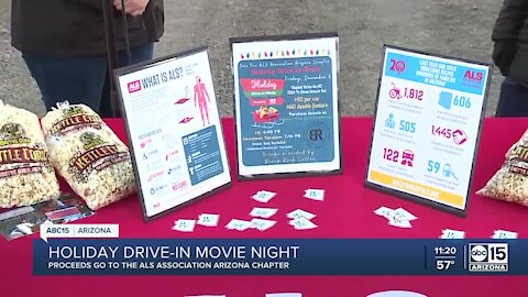 Holiday drive-in movie night for ALS Associationabc15,
