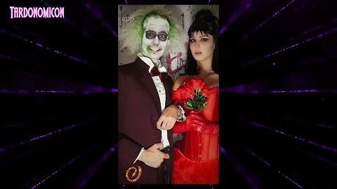 2022 10 24 1 Me and my fiancé as beetle juice guy and the girl￼￼