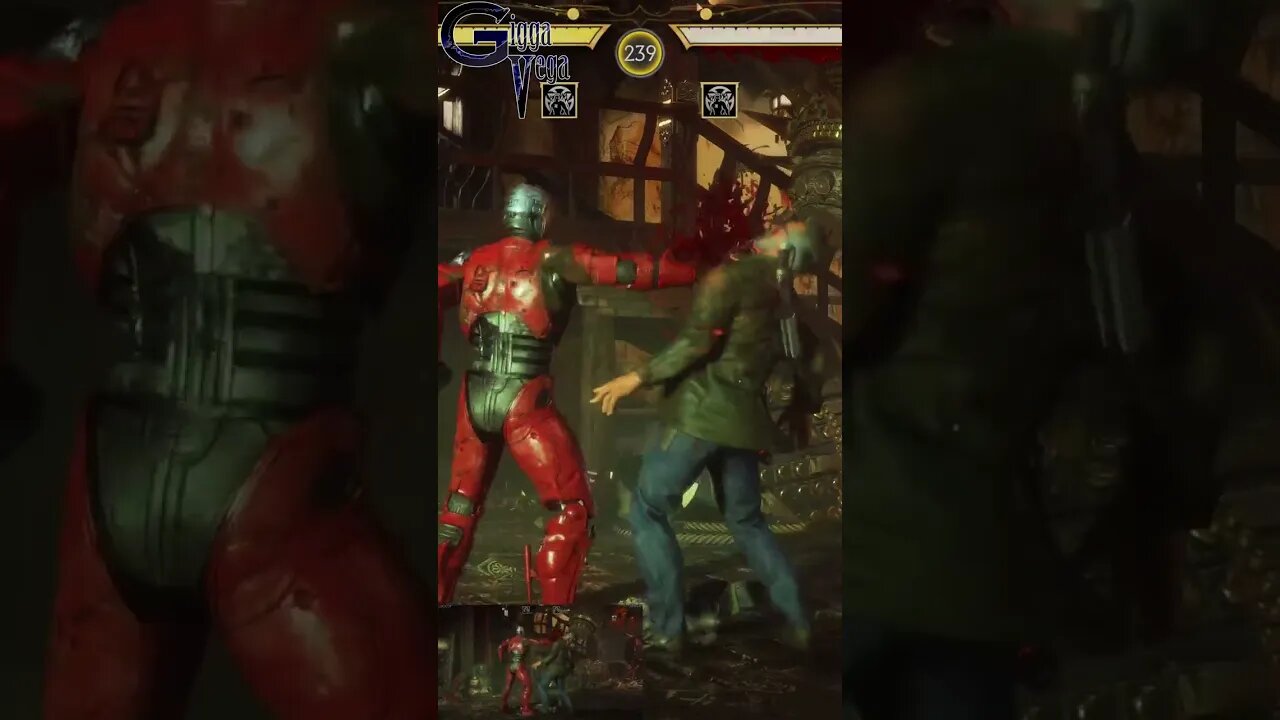 ROBOCOP VS The Terminator FATALITY! #MortalKombat11 #SHORTS