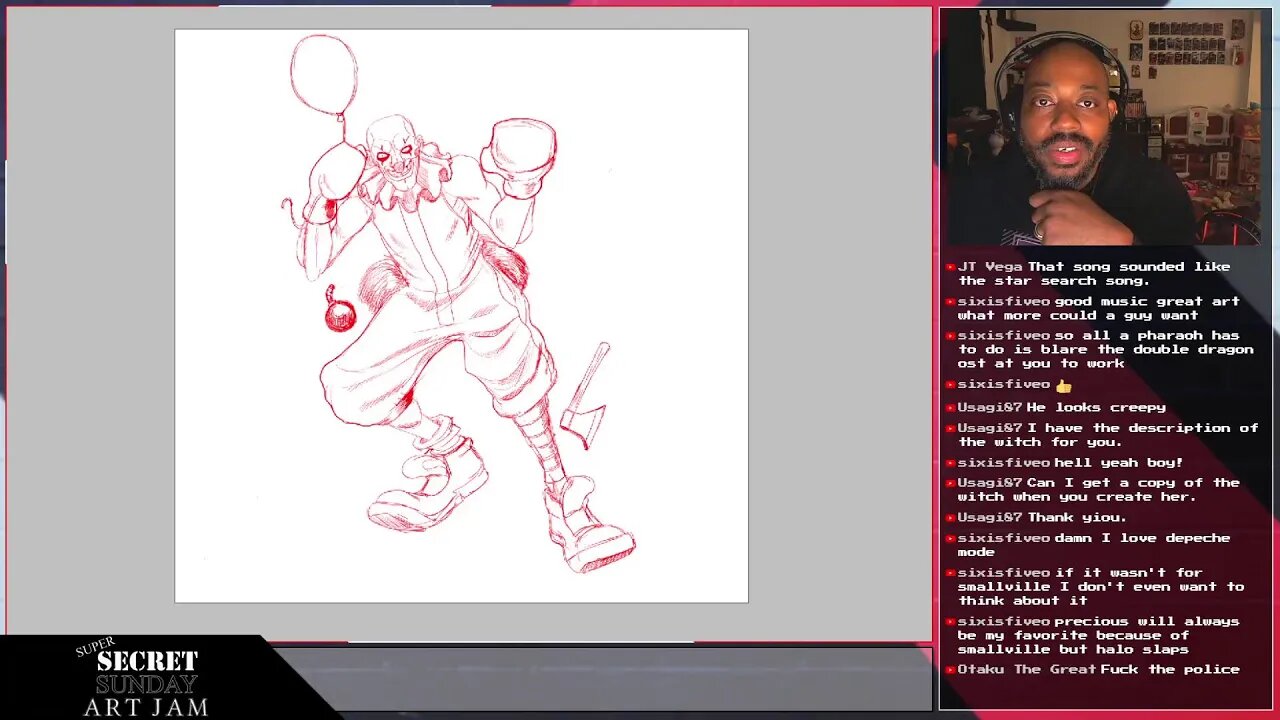The Super Secret Sunday Art Jam