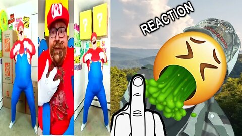 Johnni Riddlin's Mario Compilation Videos! REACTION!!! (BBT)