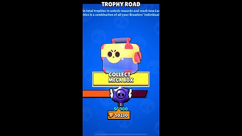 Brawl stars - Trophy road mega box.