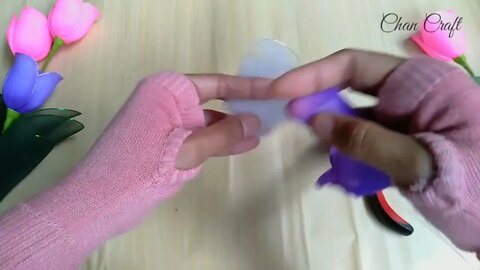 How to Make Nylon Stocking Flowers "Tulips" || Tutorial Bunga Stoking Tulip