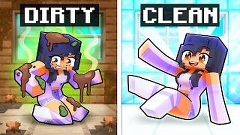 DIRTY to CLEAN in Minecraft!