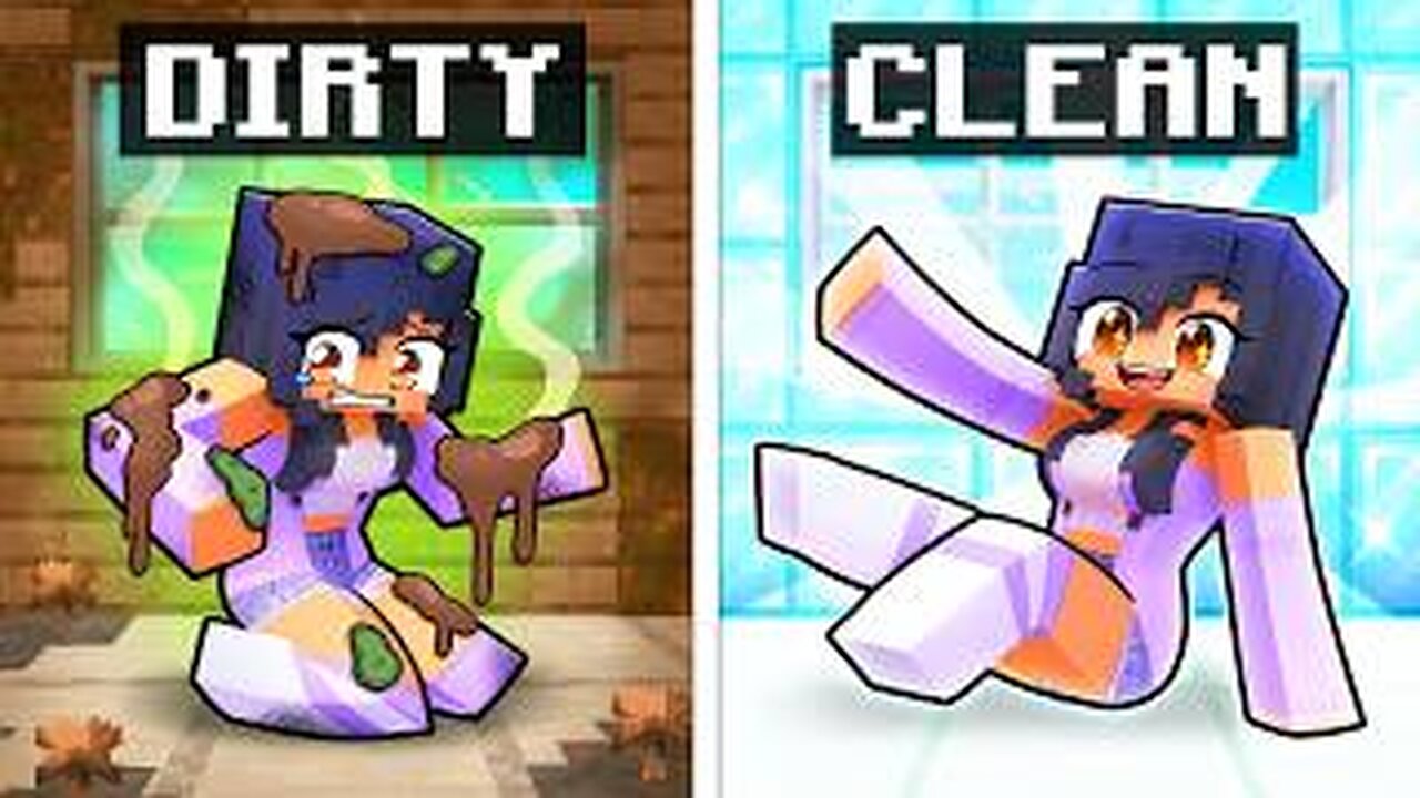 DIRTY to CLEAN in Minecraft!