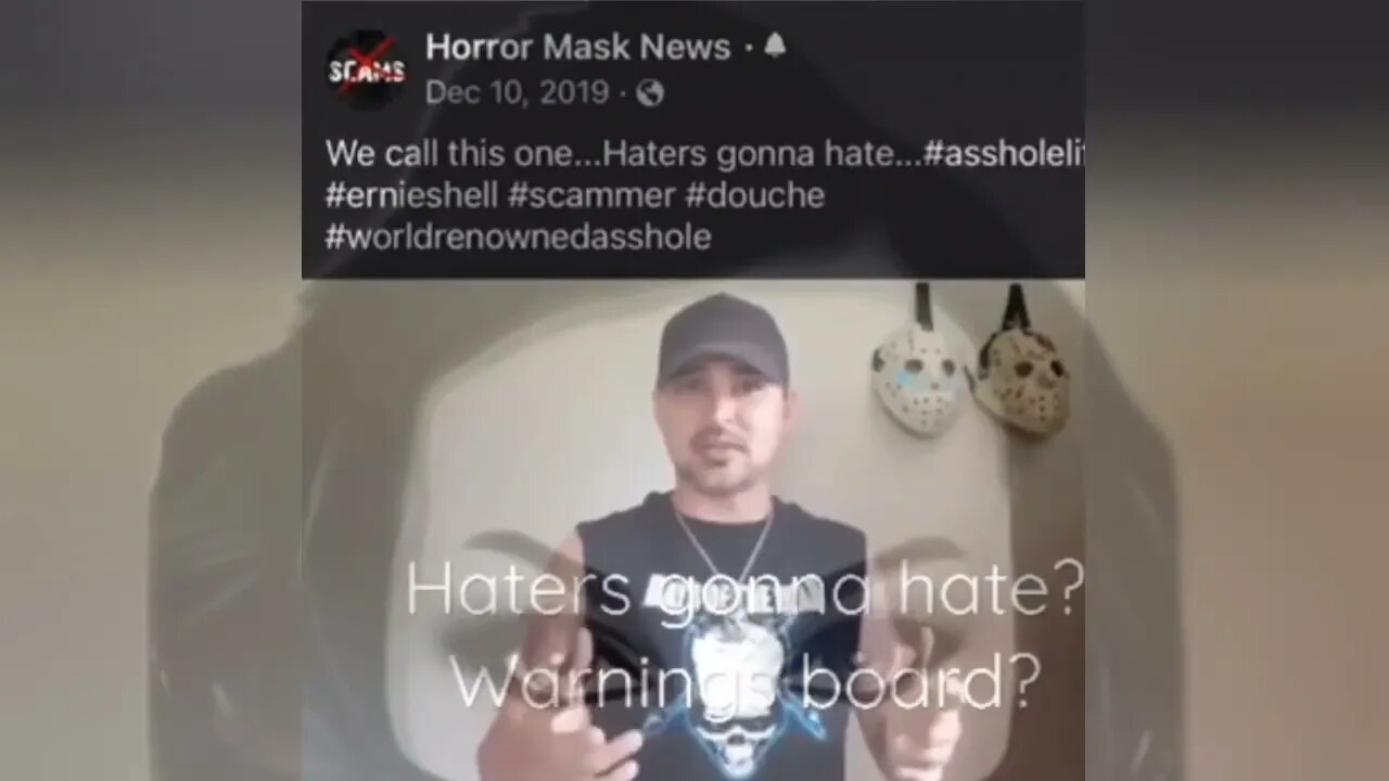 ARCHIVE: 10 2019 HORROR MASK NEWS ON FB of @Ernie Shell ⚡️🐅