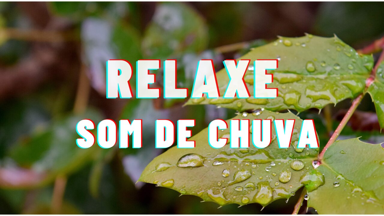 Música Relaxante | Som de Pássaros + Chuva | Durma em 5 Minutos