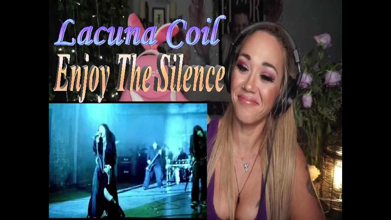 Lacuna Coil - Enjoy The Silence (Depeche Mode Cover) - Live Streaming With Just Jen Reacts