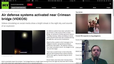 Ukraine may have attempted to attack the Crimean Bridge