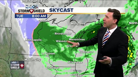 Michael Fish's NBC26 Storm Shield weather forecast