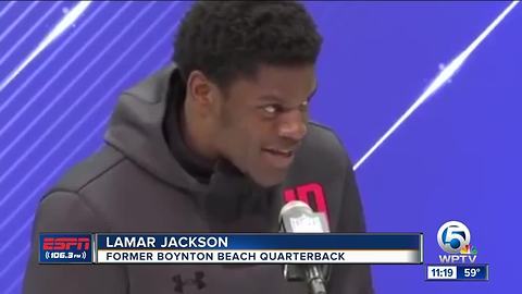Former Boynton Beach star Lamar Jackson says he's a QB, not a receiver
