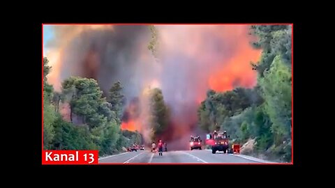 Greece battles forest fires, it is declared state of alert amid wildfires