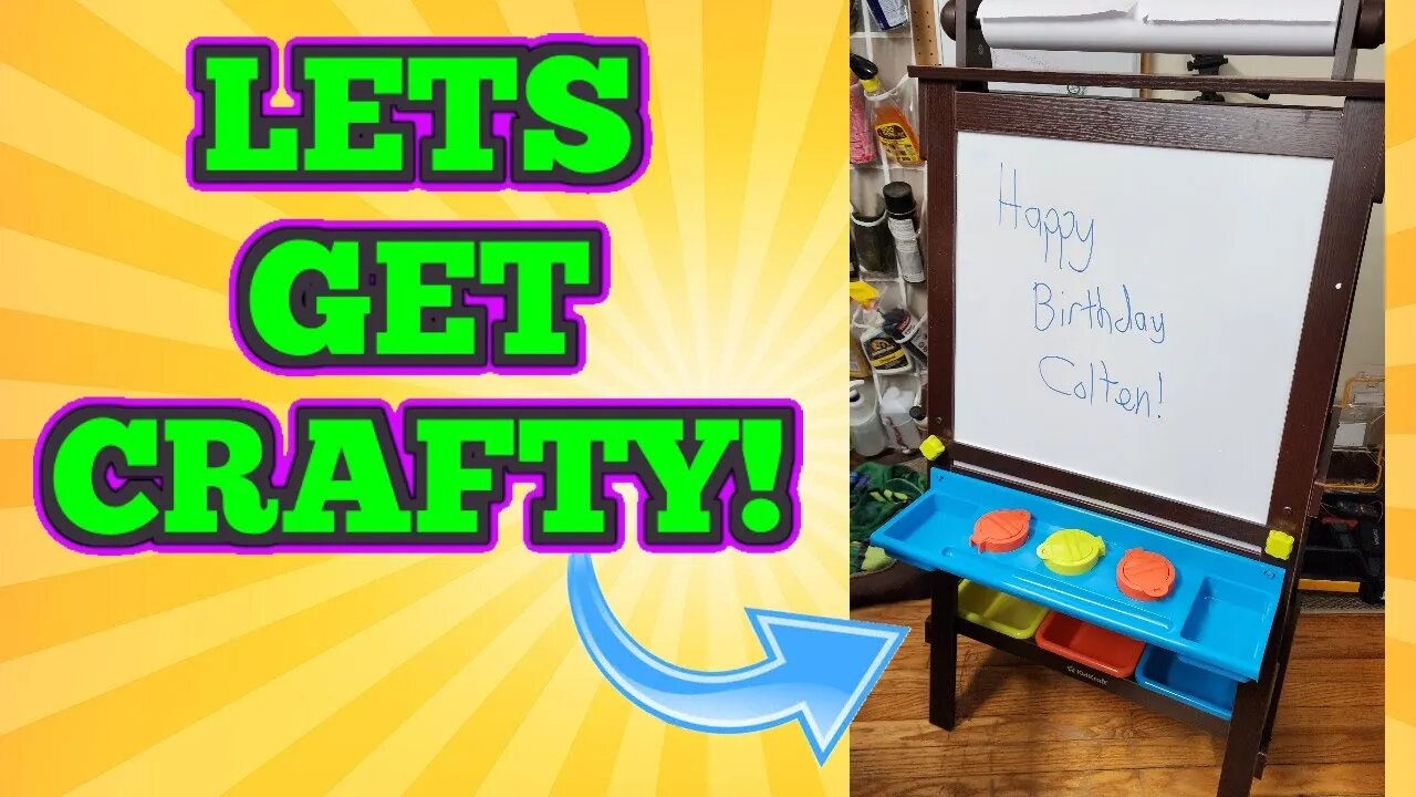 Lets Get Crafty With This KidsKraft Wooden Easel!