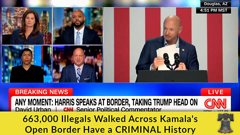 663,000 Illegals Walked Across Kamala's Open Border Have a CRIMINAL History