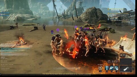 New World Beta Naked Beach Party