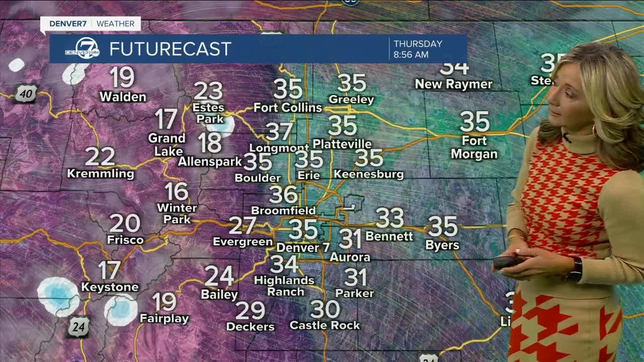 Mostly sunny but chilly and breezy in the Denver Metro