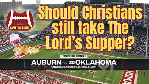 Should Christians still take of The Lord's supper?
