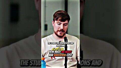 How much mr beast new warehouse is