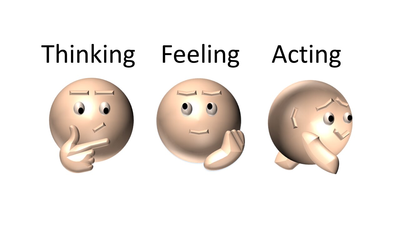 The mind has three segments, partitions, components, layers.