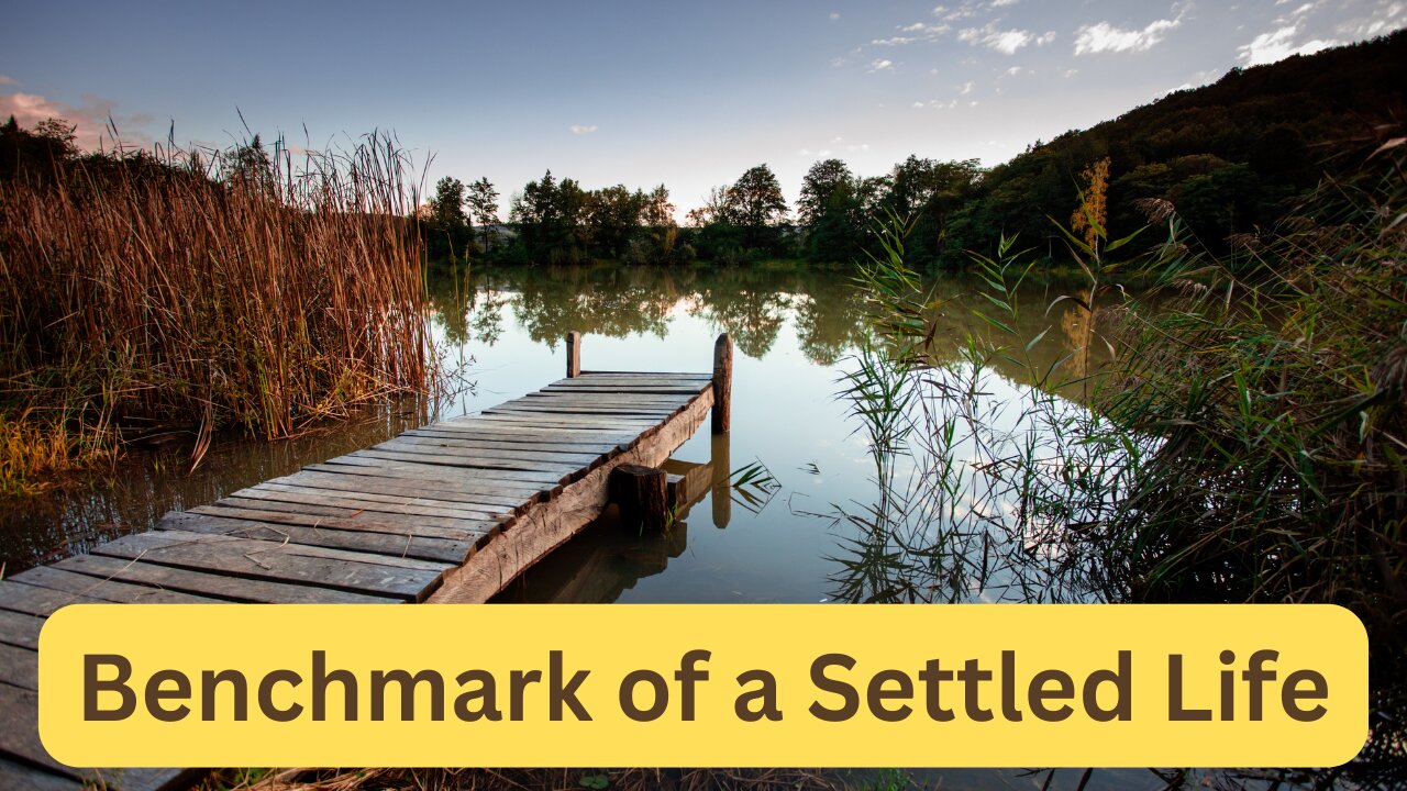 The Benchmark of a Settled Life Rev William Cawman Holy Spirit Gospel Truth Camp Meeting