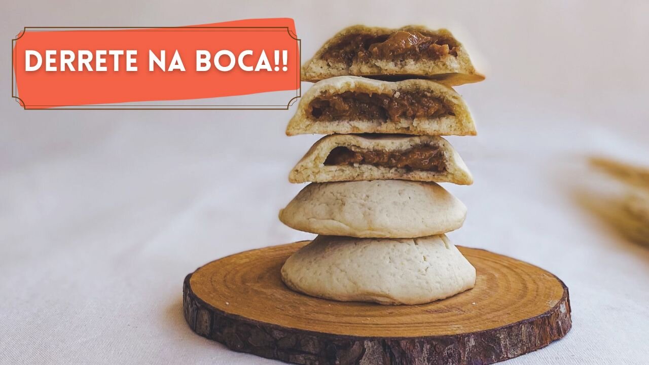 RECEITA DE BISCOITO DE DOCE DE LEITE | Receita rápida