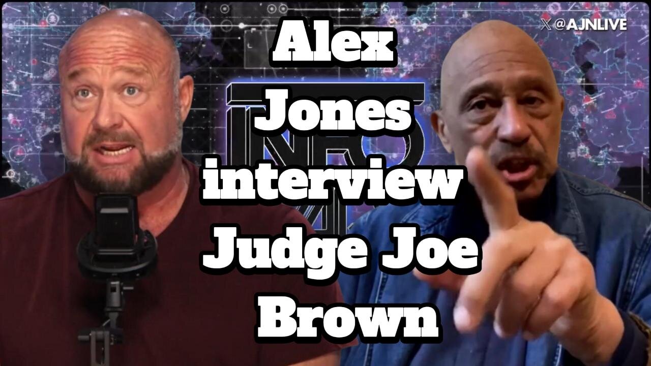 Firebrand Judge Joe Brown on last Alex Jones Show