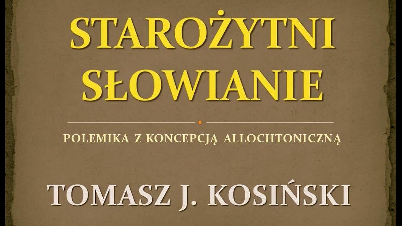 Starożytni Słowianie - prezentacja Tomasza J. Kosińskiego (bez komentarza)