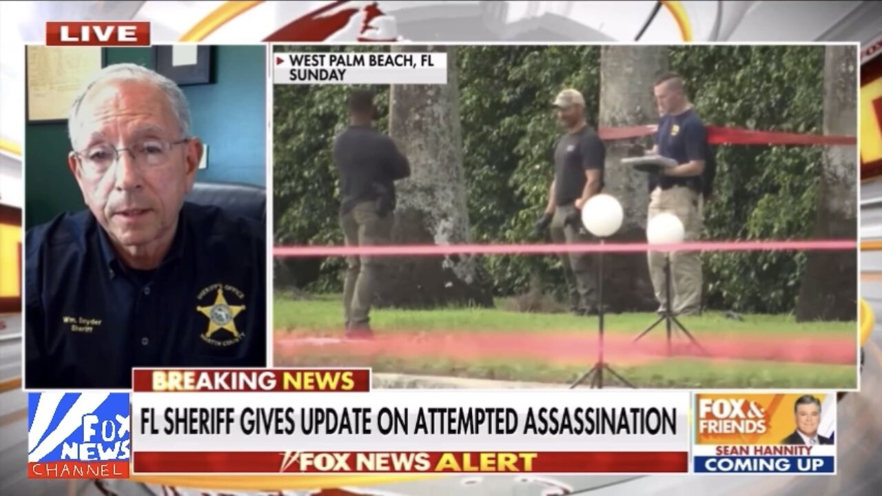 Florida Sheriff describes ‘complex scene’ during arrest of Trump shooter (September 16, 2024)