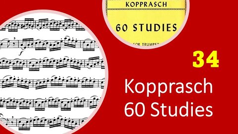 Kopprasch 60 Studies for Trumpet - 34